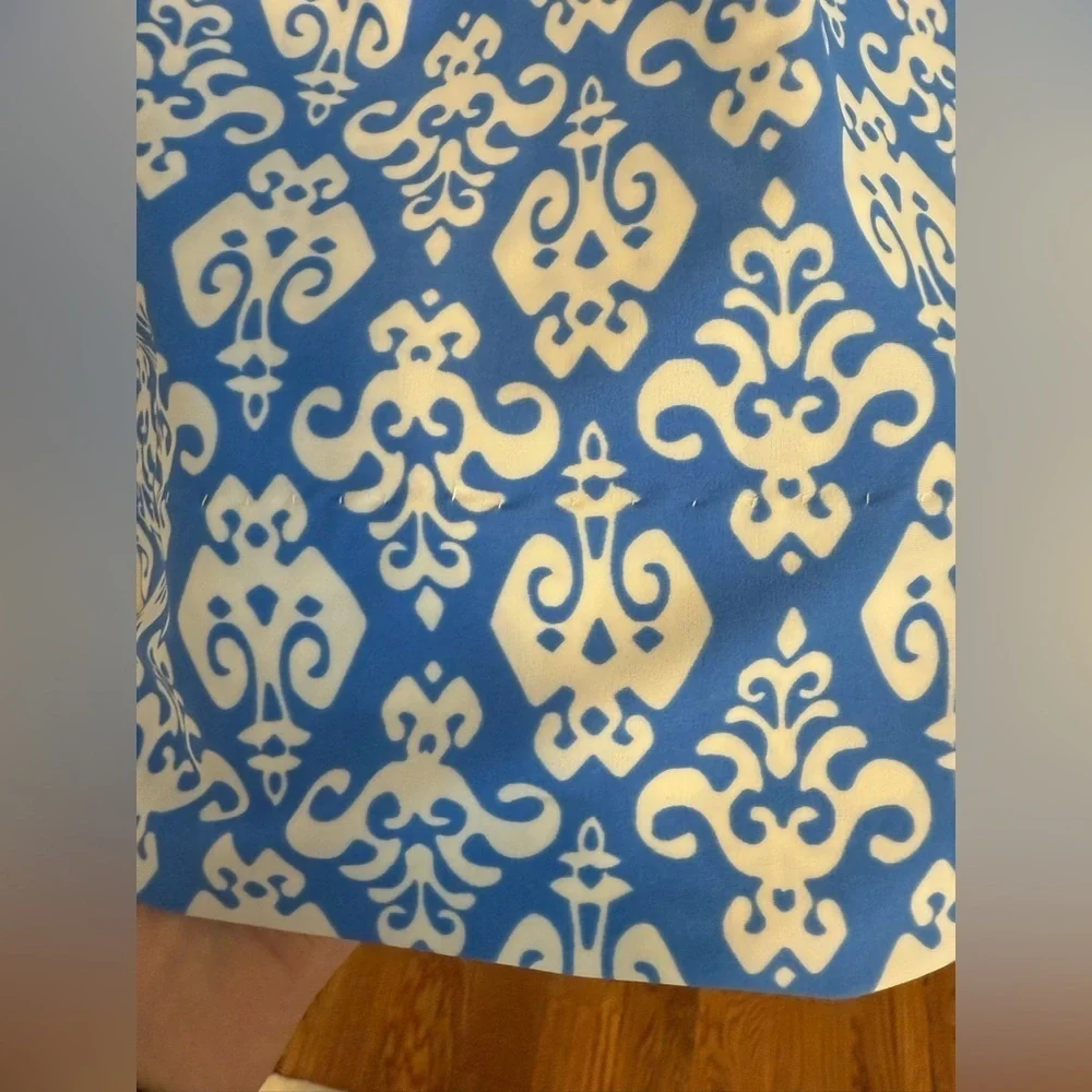 Jude Connally Jude Cloth Dress - Fleur De Lis Print size Medium, Hemmed